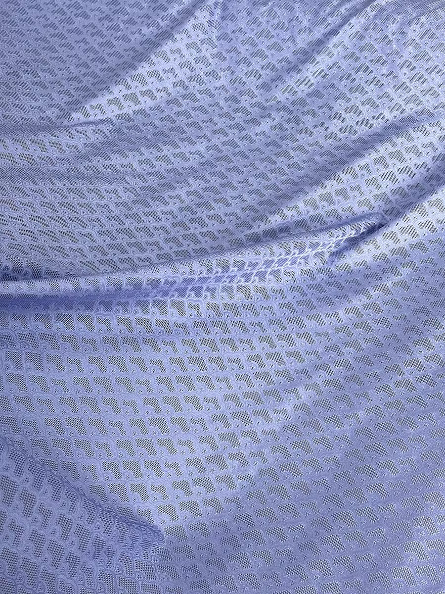 XYLN014 - Leno silk fabric, blue,  25 momme 114cm wide by the yard