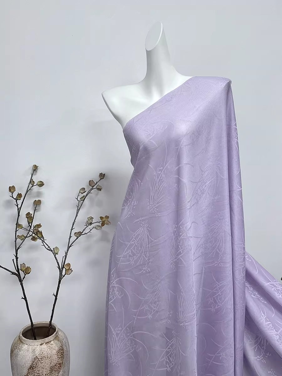 XYLN023 - Leno silk fabric, orchid, 114cm wide by the yard