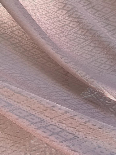XYLN020 - Leno silk fabric, dusty pink, 114cm wide by the yard