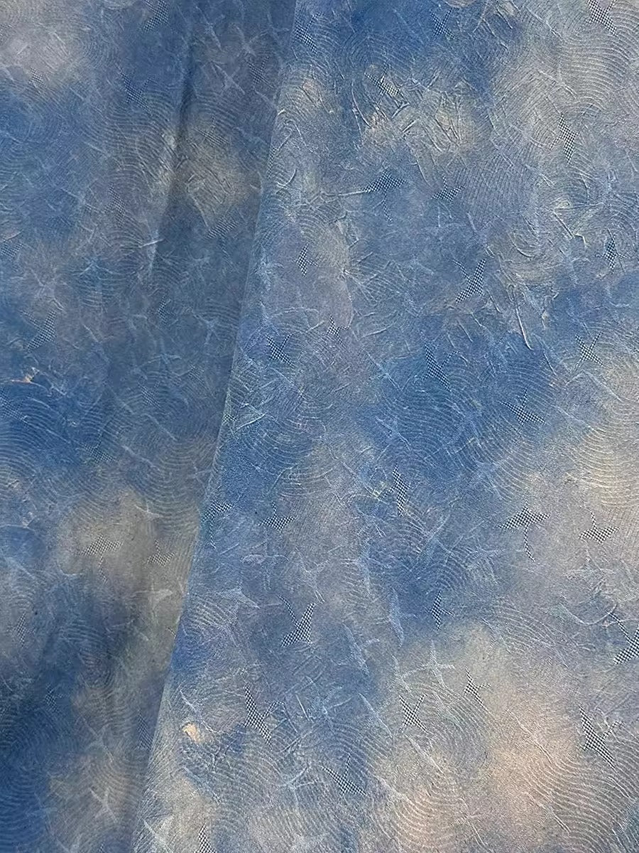 XYHYS 飞燕- Jacquard HUALUO Hongyunsha silk fabric, 26 momme openwork texture, 110cm by the Yard