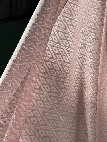 XYLN020 - Leno silk fabric, dusty pink, 114cm wide by the yard