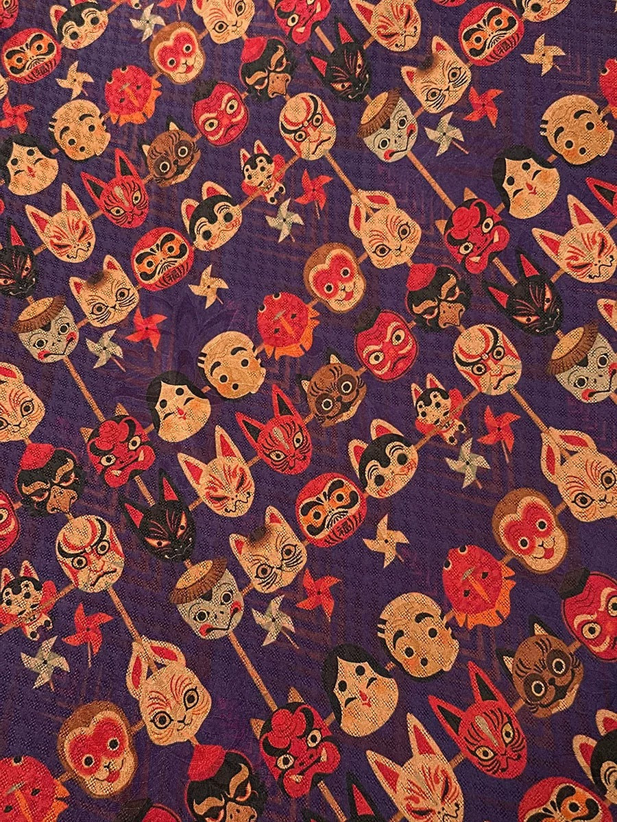 XYFYLP - Plant dyed HongYunSha Silk fabric, Openwork HUALUO, 25 momme 110cm wide by the Yard