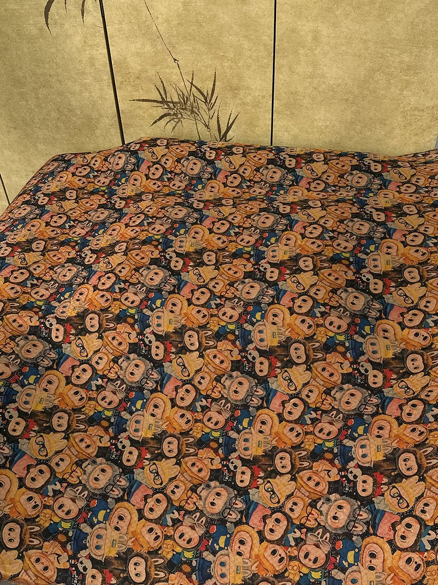 XYLBB - Plant dyed HongYunSha Silk fabric, Openwork HUALUO, 26 momme 110cm wide by the Yard