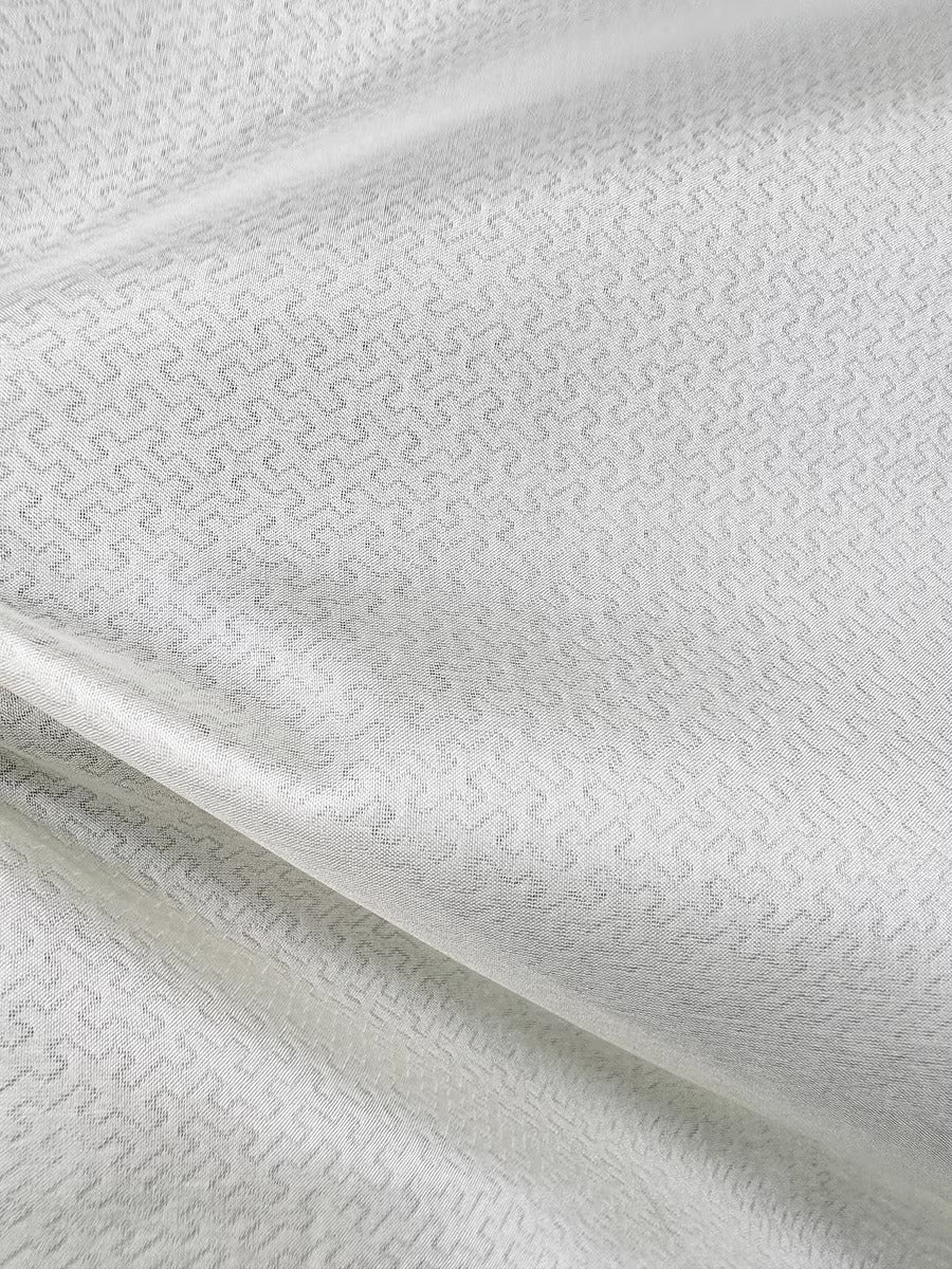 XYLN058 - Leno silk fabric, sheer and super light 100% silk,  15 momme 114cm wide by the yard