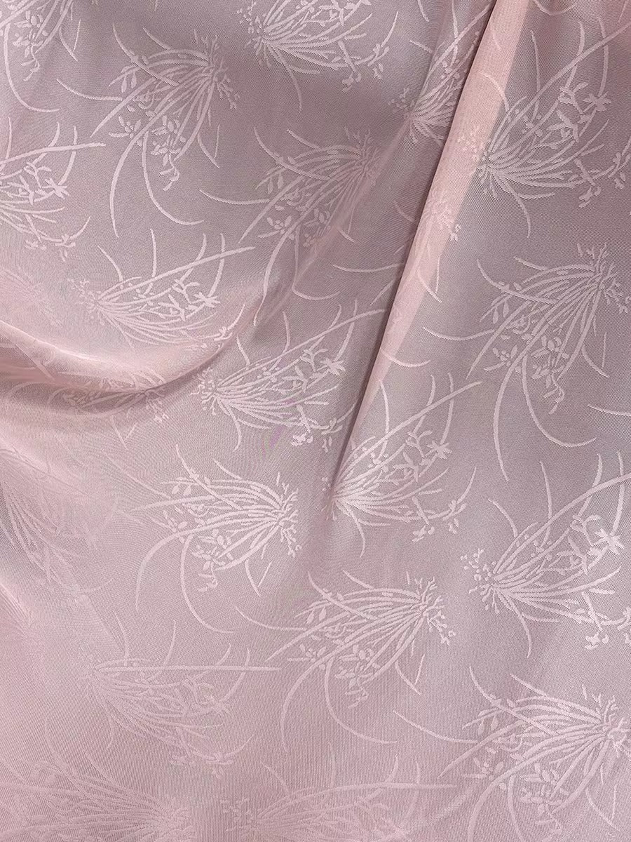 XYLN023 - Leno silk fabric, orchid, 114cm wide by the yard