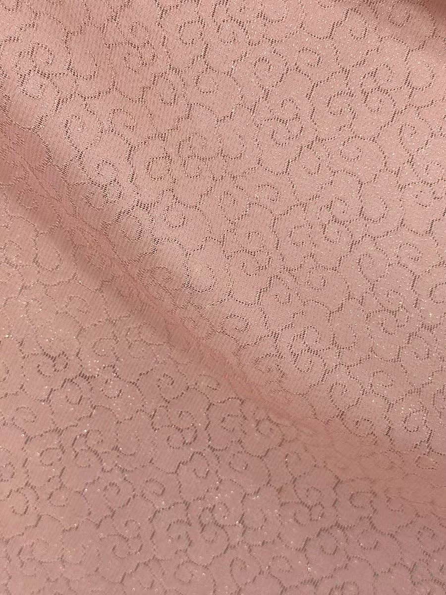 XYLN030 - Leno silk fabric, Gold weave, light yellow, 114cm wide by the yard