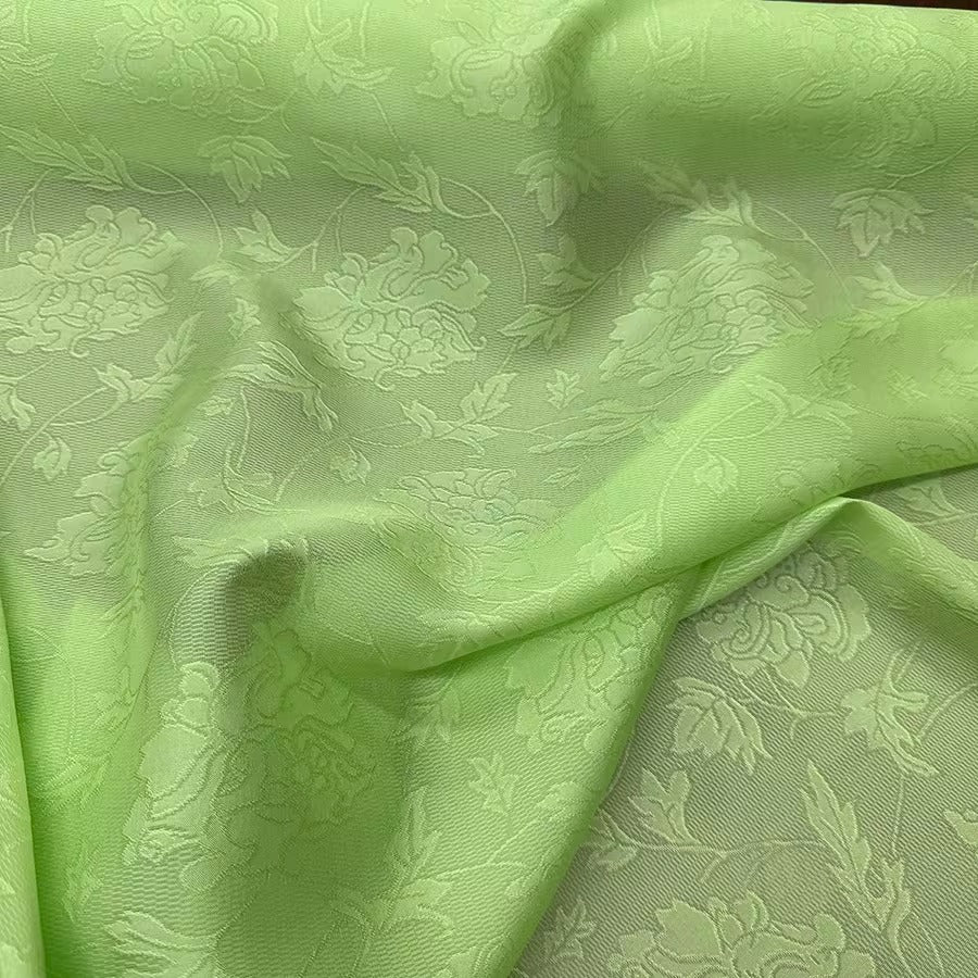 XYLN063 - Leno silk fabric, sheer and super light 100% silk,  15 momme 114cm wide by the yard