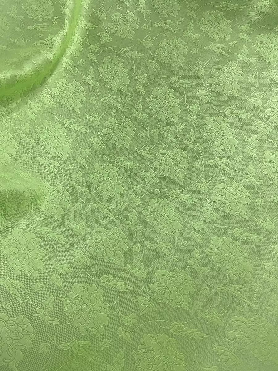 XYLN065 - Leno silk fabric, sheer and super light 100% silk,  15 momme 114cm wide by the yard