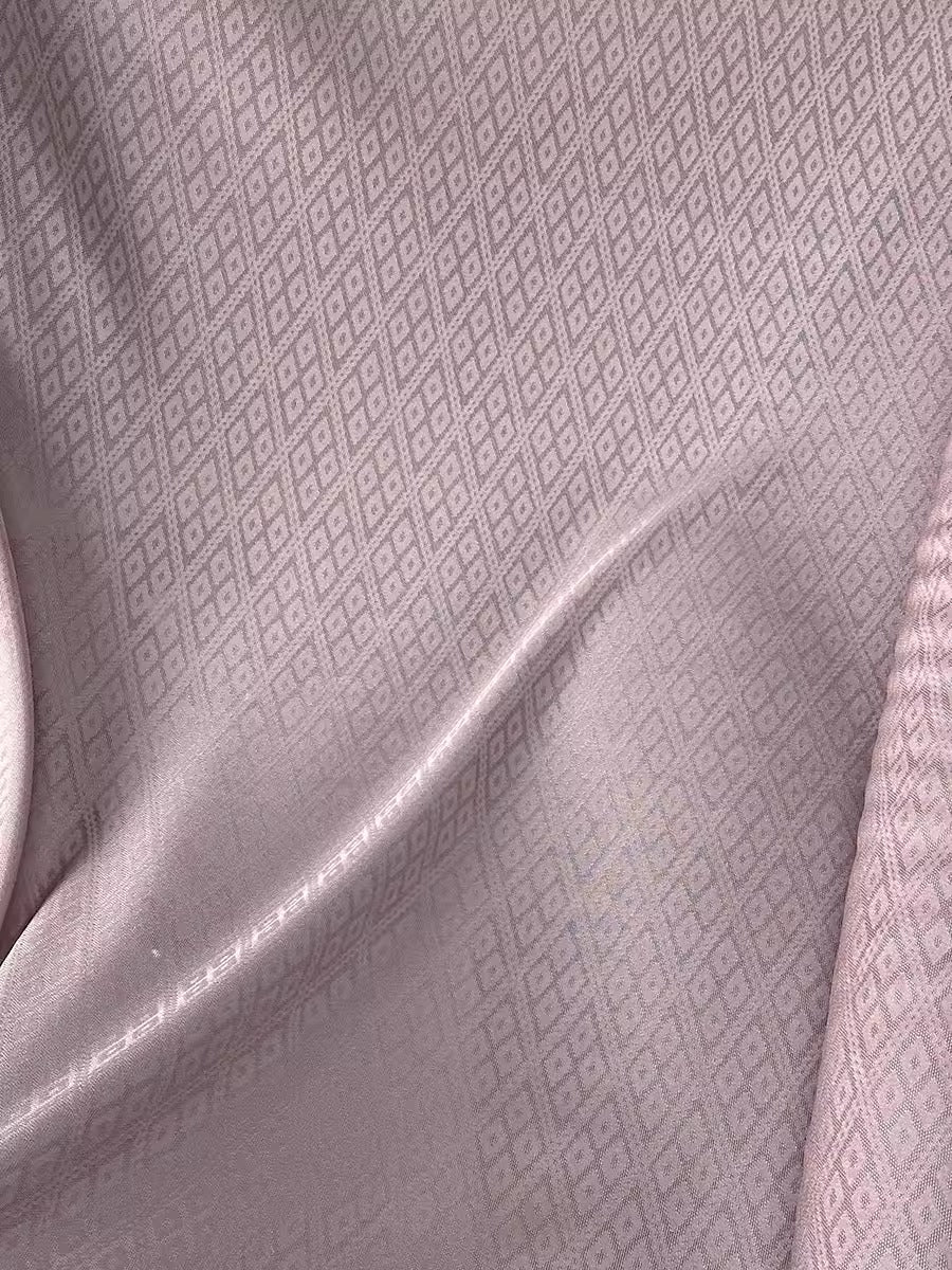 XYLN020 - Leno silk fabric, dusty pink, 114cm wide by the yard