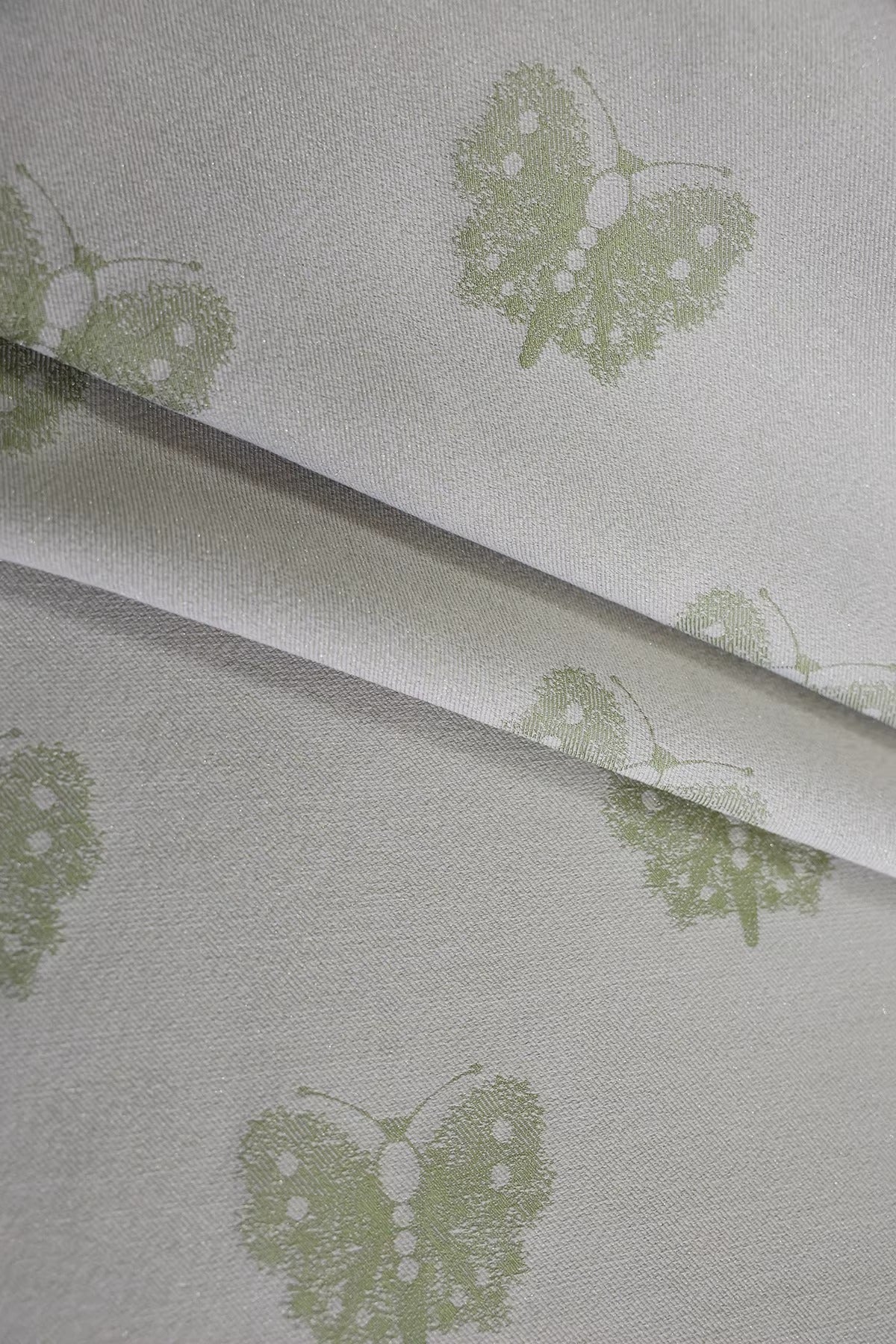 SJKSM003- Jacquard silk wool blend fabric,  matcha green 135cm wide by the yard