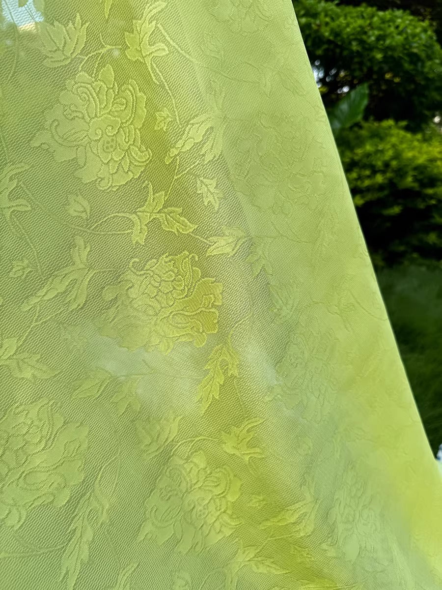 XYLN061 - Leno silk fabric, sheer and super light 100% silk,  15 momme 114cm wide by the yard