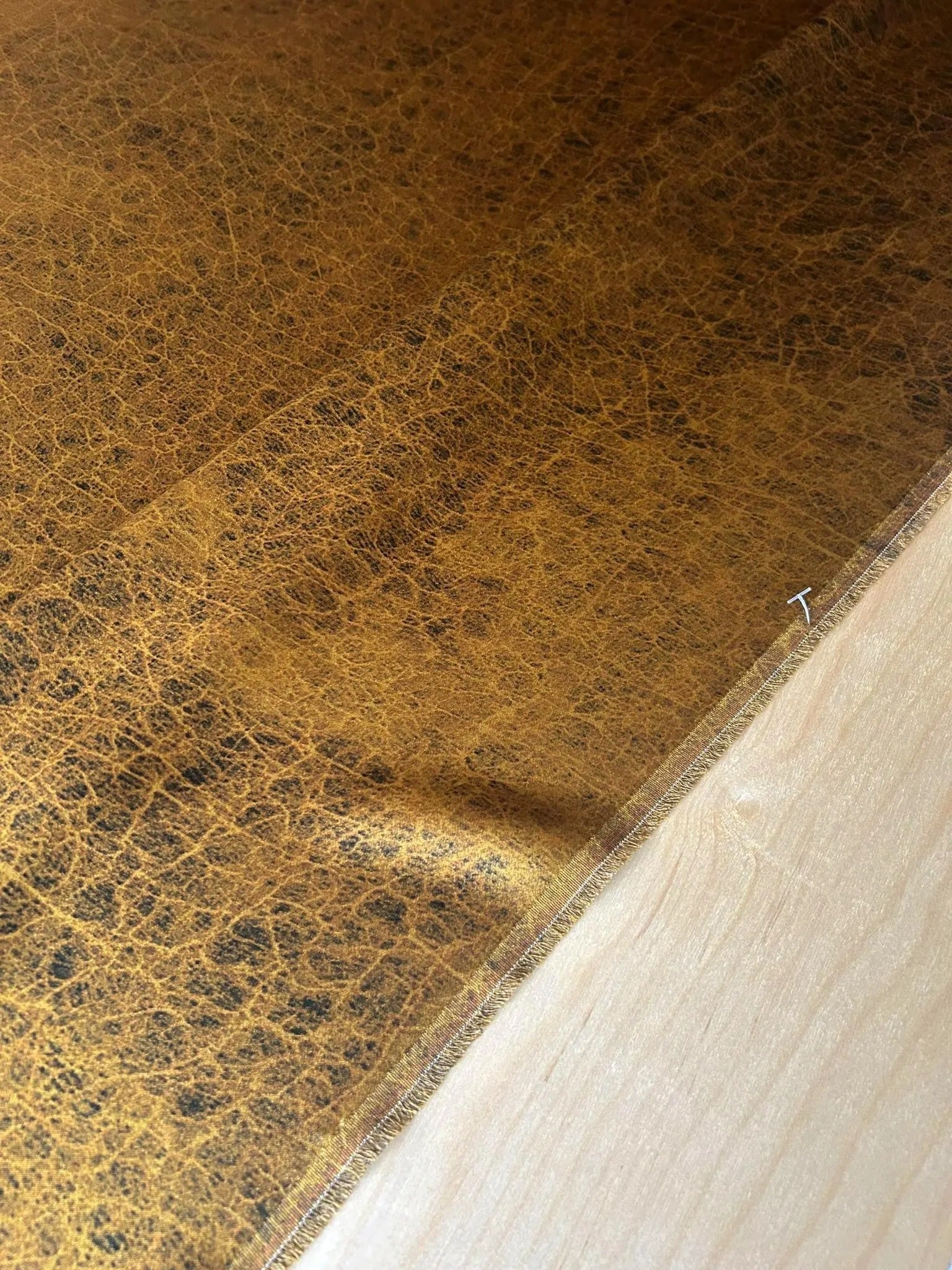 CFFGUW - PIZI Mud Silk Fabric, 45 Momme Gold Melon texture, 110cm by the Yard