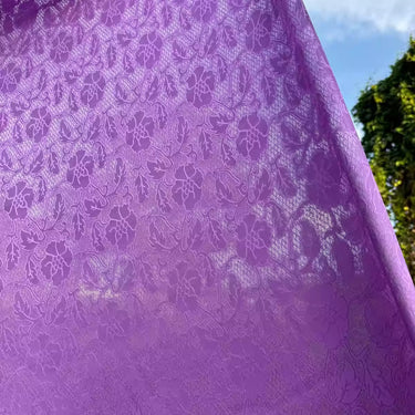 XYLN021- Leno silk fabric,  purple, 114cm wide by the yard