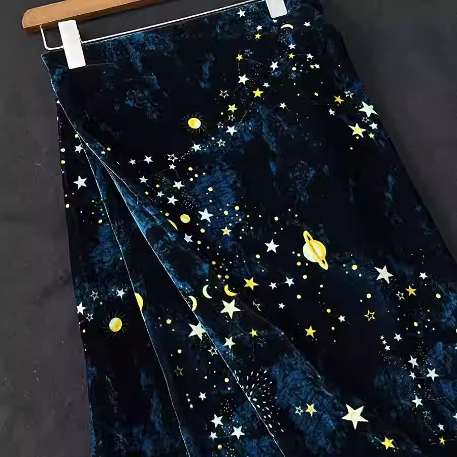 XYYHSR042 - Print Silk Velvet Fabric, 140cm wide by the Yard