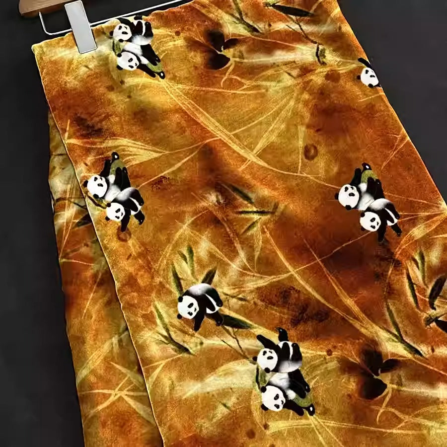 XYYHSR027 - Print Silk Velvet Fabric, 140cm wide by the Yard