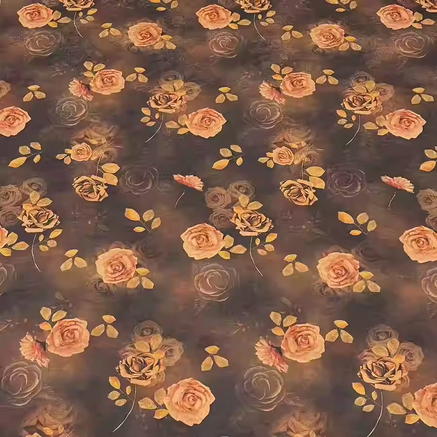XYHYS 高雅玫瑰- Jacquard HUALUO Hongyunsha silk fabric, 25 momme openwork texthture, 110cm by e Yard