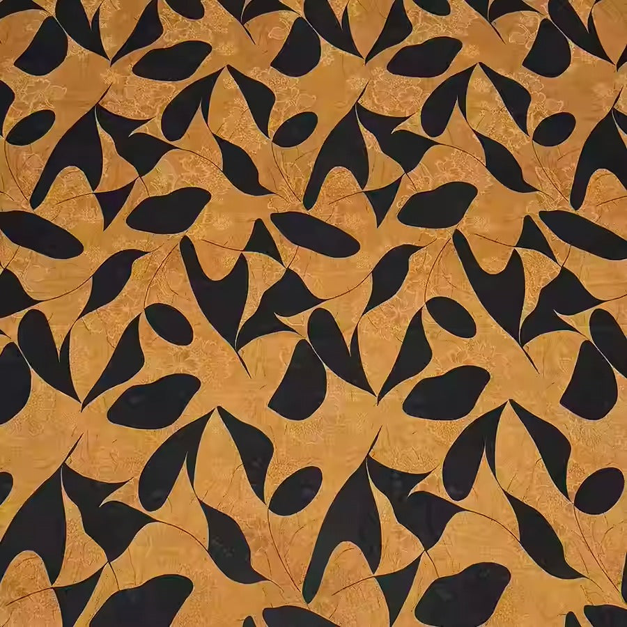 XYHYS 叶子- Jacquard HUALUO Hongyunsha silk fabric, 25 momme openwork texthture, 110cm by e Yard