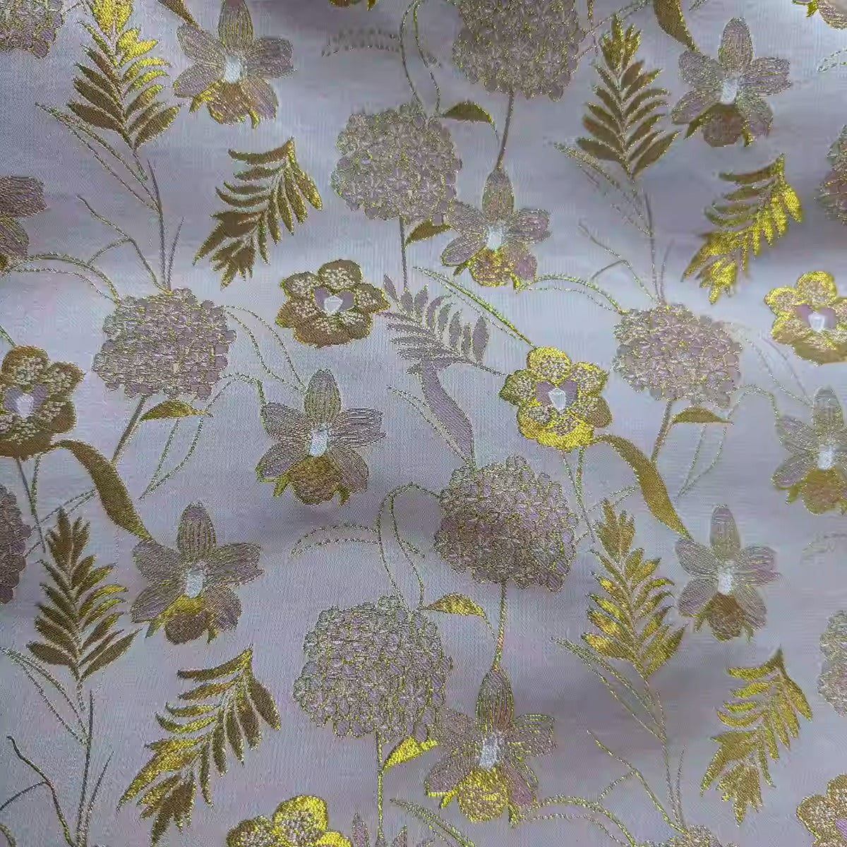 XYLDXSJ009 - Song Brocade 李德喜宋锦, 38 momme 140cm wide by the yard