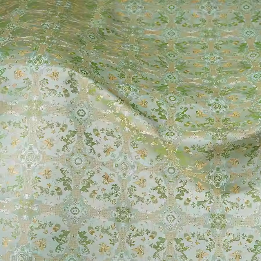 XYLDXSJ006 - Song Brocade 李德喜宋锦, 38 momme 140cm wide by the yard