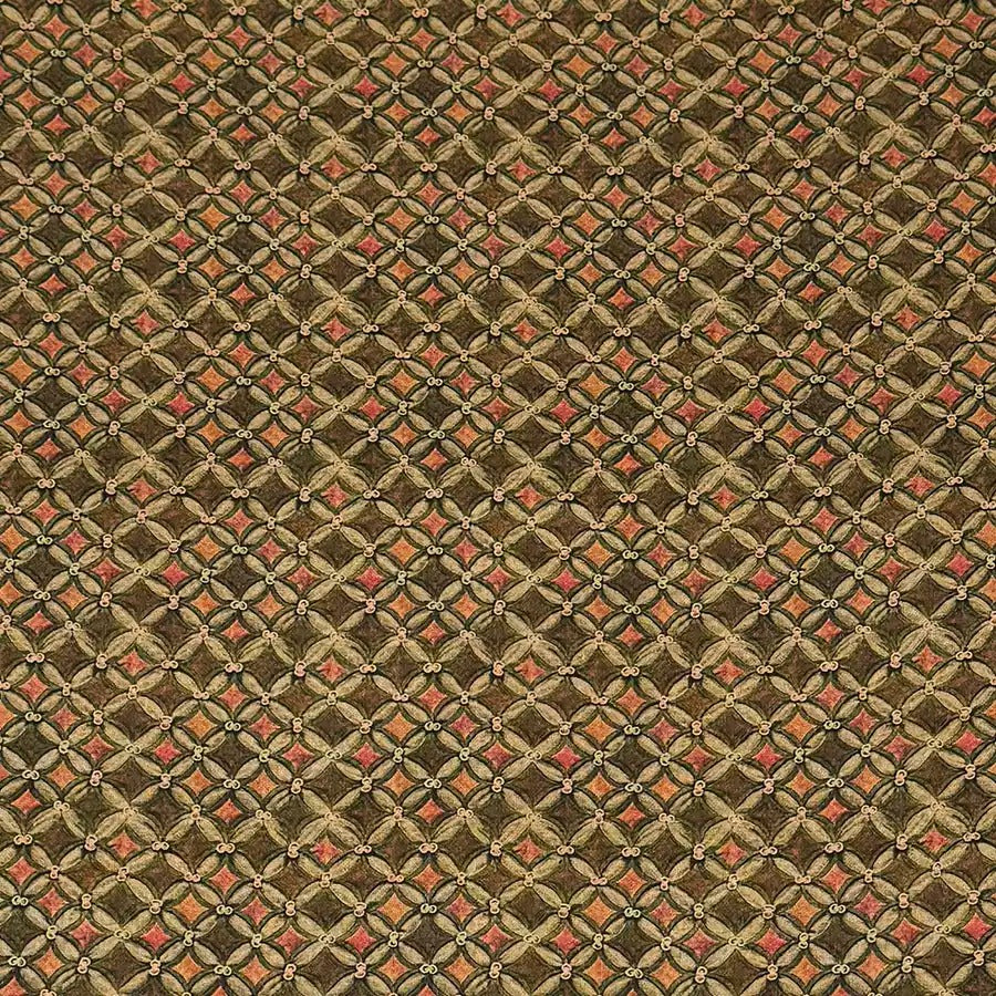 XYTQG - Plant dyed HongYunSha Silk fabric, Openwork HUALUO, 25 momme 110cm wide by the Yard
