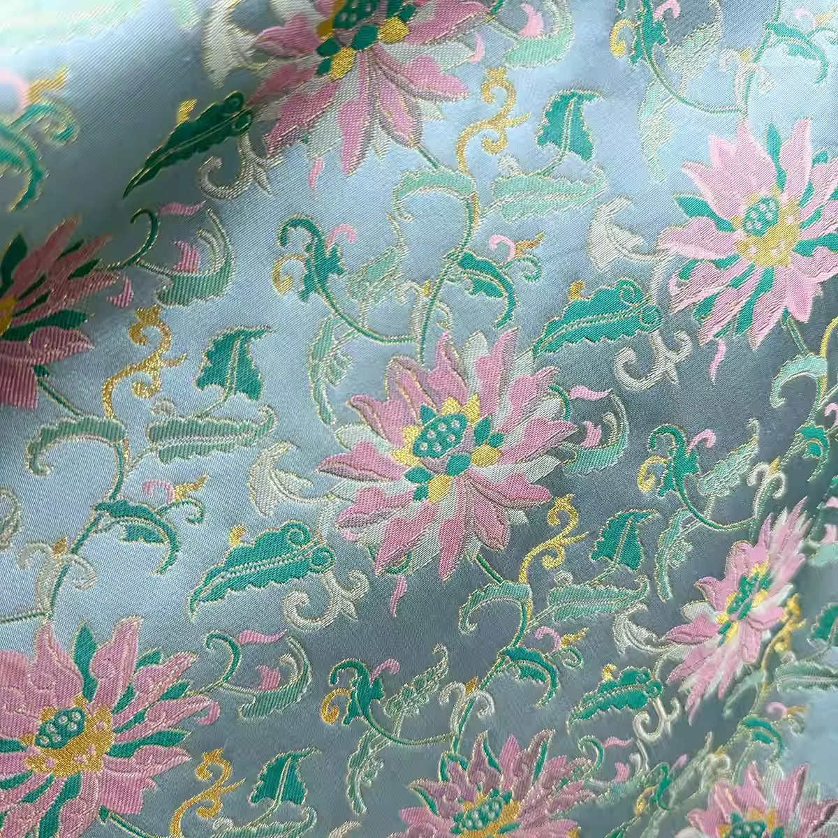 XYLDXSJ004 - Song Brocade 李德喜宋锦, 38 momme 140cm wide by the yard