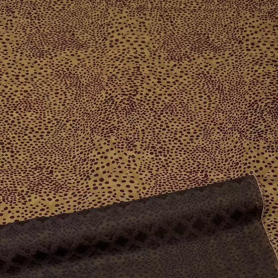 不规则波点   Mud Silk fabric, Jacquard HUALUO, 25 momme 110cm wide by the Yard