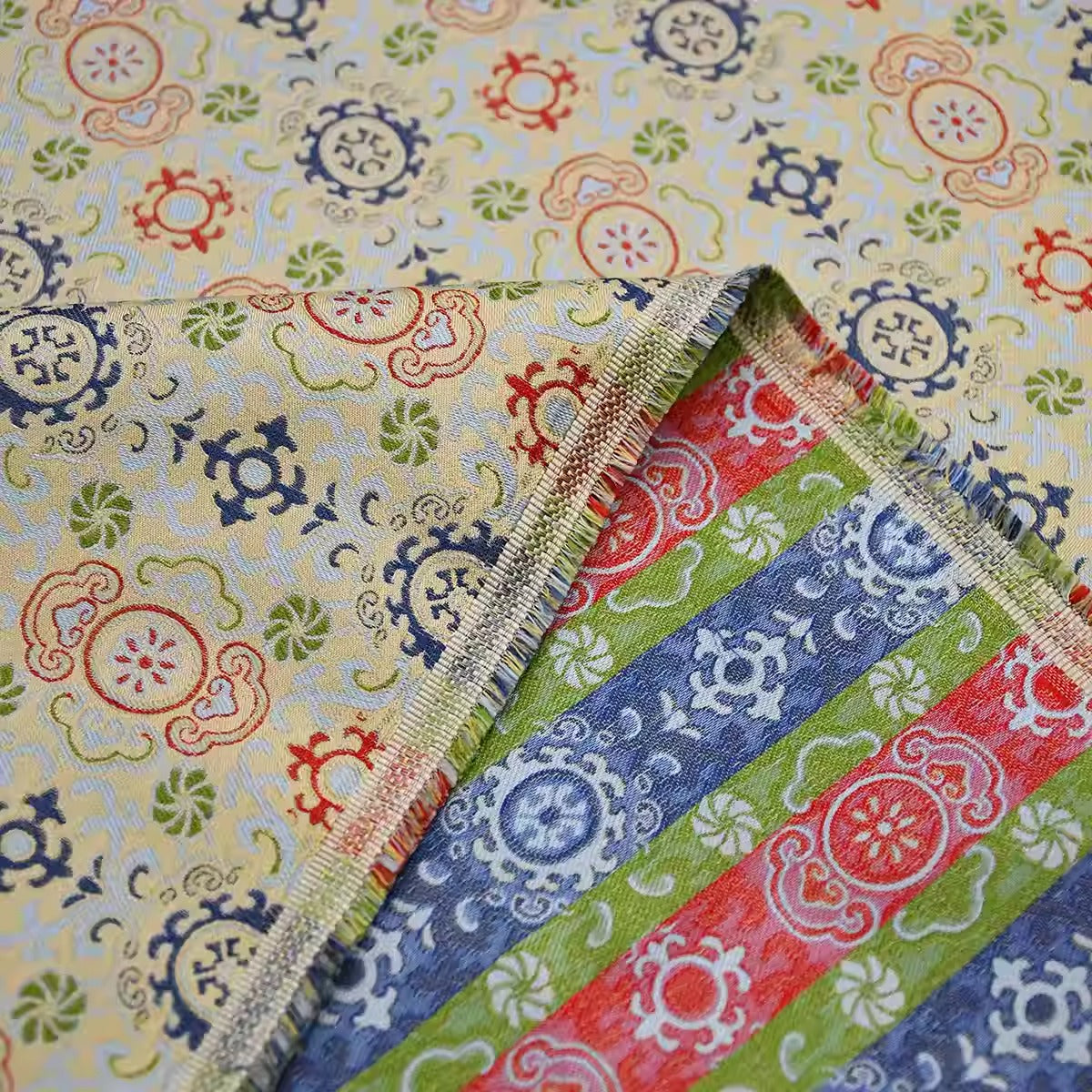 XYLDXSJ008 - Song Brocade 李德喜宋锦, 38 momme 140cm wide by the yard