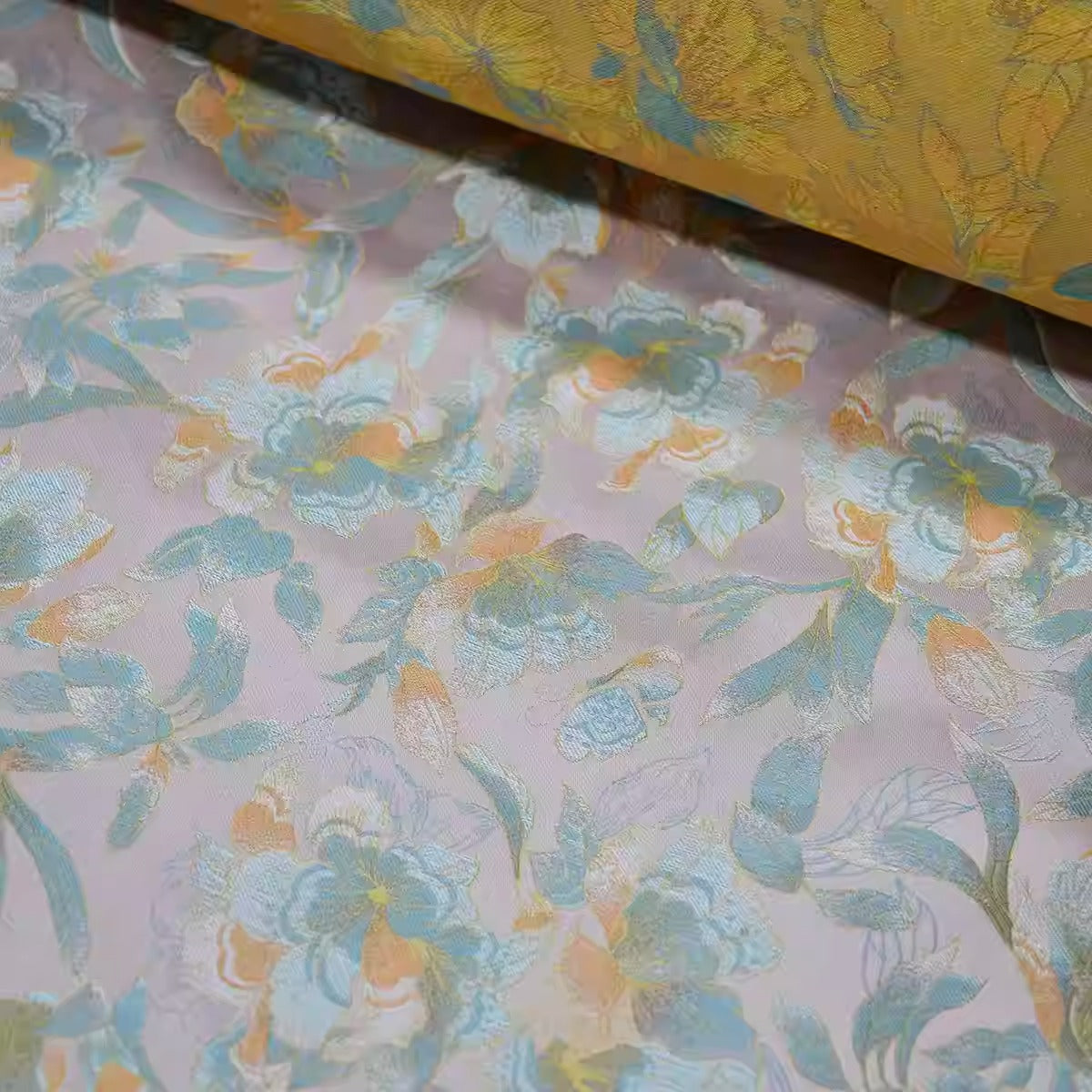 XYLDXSJ007 - Song Brocade 李德喜宋锦, 38 momme 140cm wide by the yard