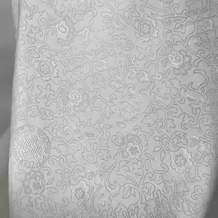 XYLN071 - Leno silk fabric, sheer and super light 100% silk,  15 momme 114cm wide by the yard