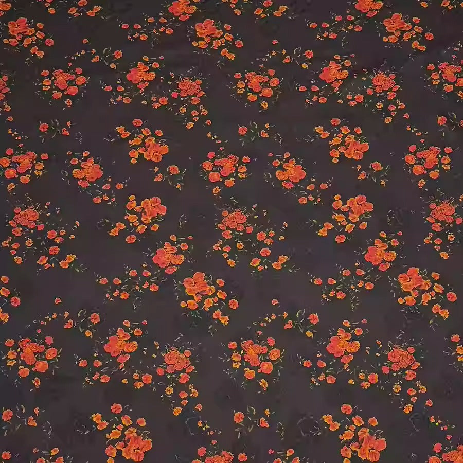 XYHYS 小红花- Jacquard HUALUO Hongyunsha silk fabric, 25 momme openwork texthture, 110cm by e Yard