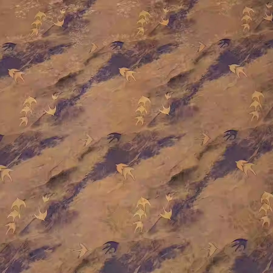 XYHYS 晕染紫燕- Jacquard HUALUO Hongyunsha silk fabric, 25 momme openwork texthture, 110cm by e Yard
