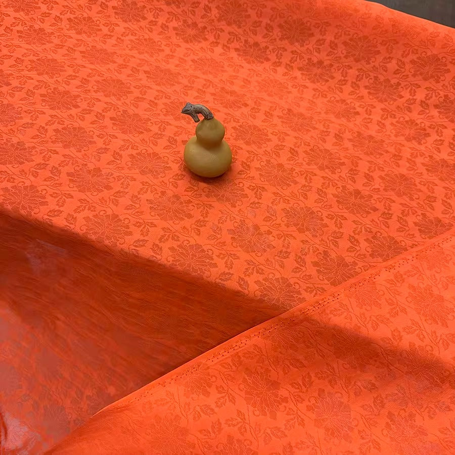 XYLN063 - Leno silk fabric, sheer and super light 100% silk,  15 momme 114cm wide by the yard