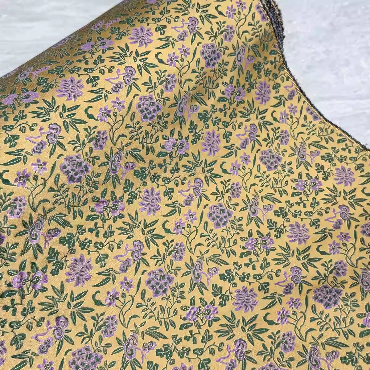 XYLDXSJ015 - Song Brocade 李德喜宋锦, 38 momme 70cm wide by the yard