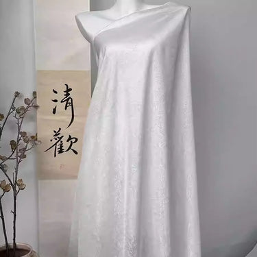 XYLN071 - Leno silk fabric, sheer and super light 100% silk,  15 momme 114cm wide by the yard