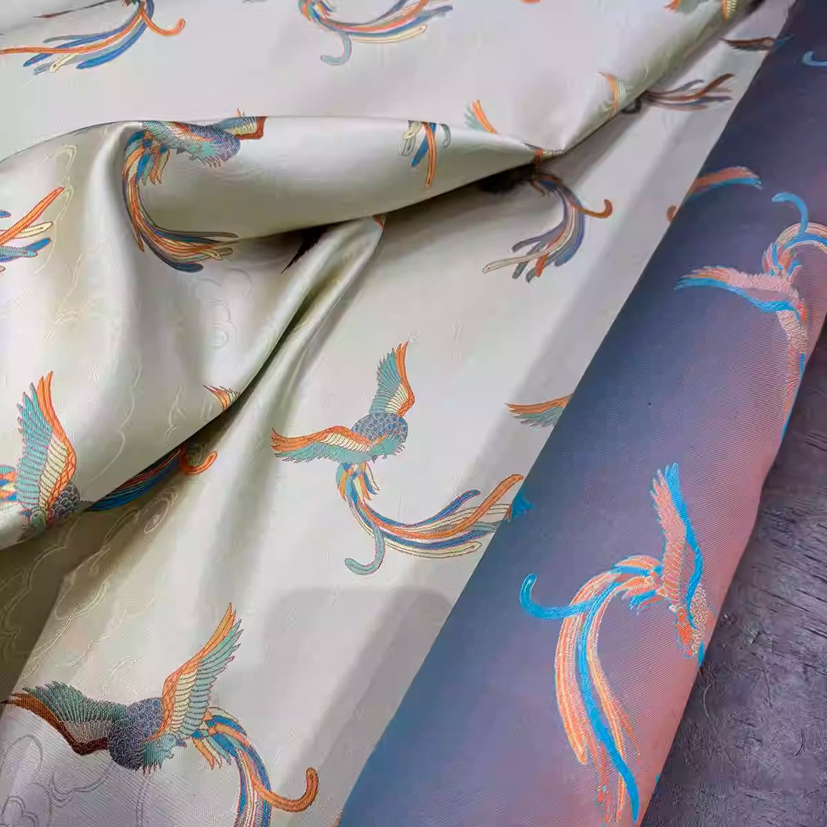 XYLDXSJ010 - Song Brocade 李德喜宋锦, 38 momme 140cm wide by the yard