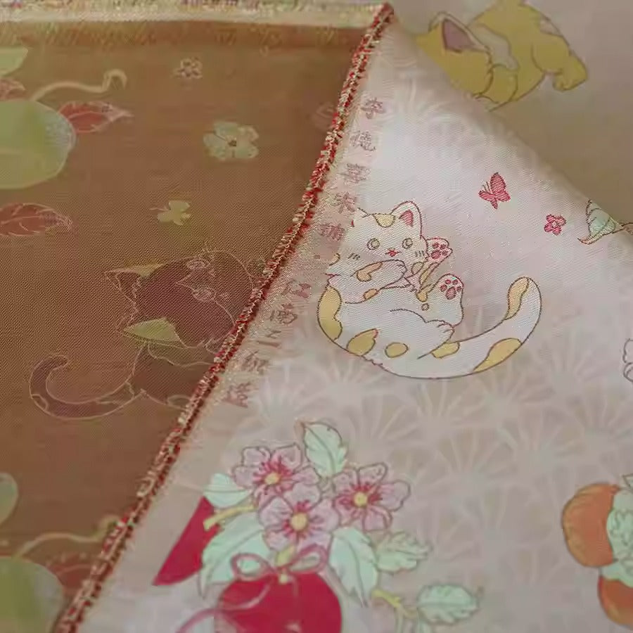 XYLDXSJ003 - Song Brocade 李德喜宋锦, 38 momme 140cm wide by the yard