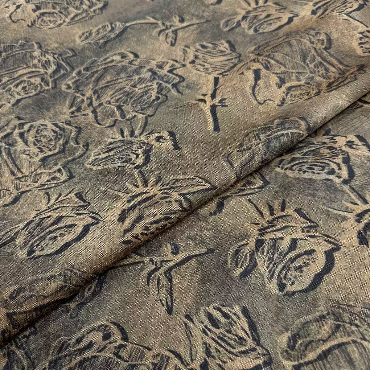 XYXSMG - Plant dyed HongYunSha Silk fabric, Openwork HUALUO, 25 momme 110cm wide by the Yard