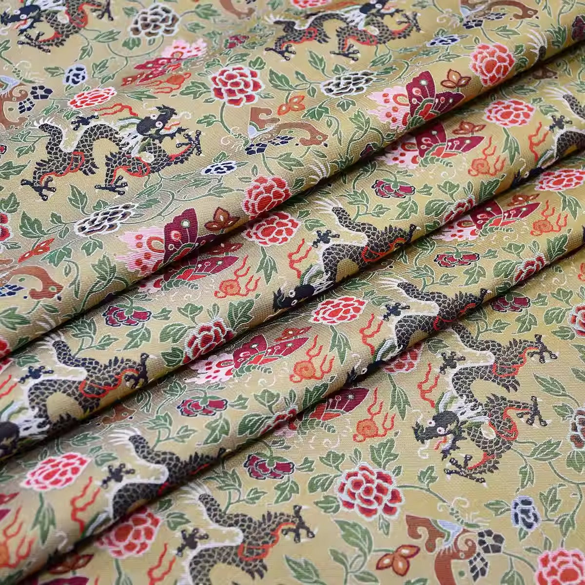 XYLDXSJ020 - Song Brocade 李德喜宋锦, 38 momme 70cm wide by the yard