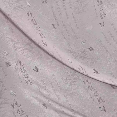 XYLN048 - Leno silk fabric with beautiful prints,  114cm wide by the yard