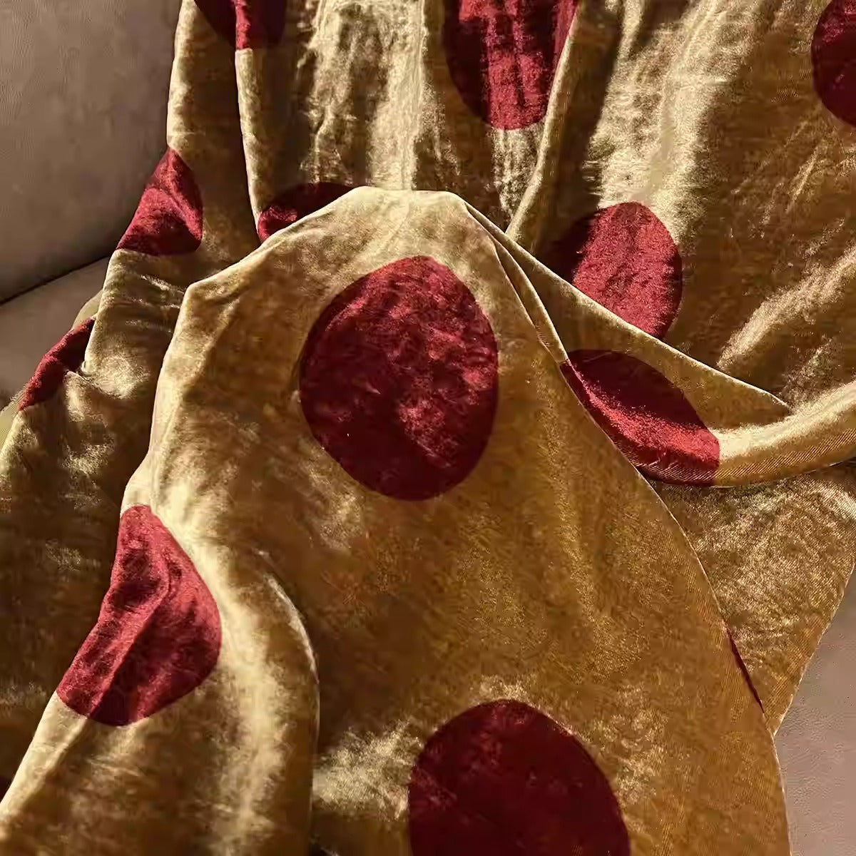 XYYHSR024 - Print Silk Velvet Fabric, 140cm wide by the Yard