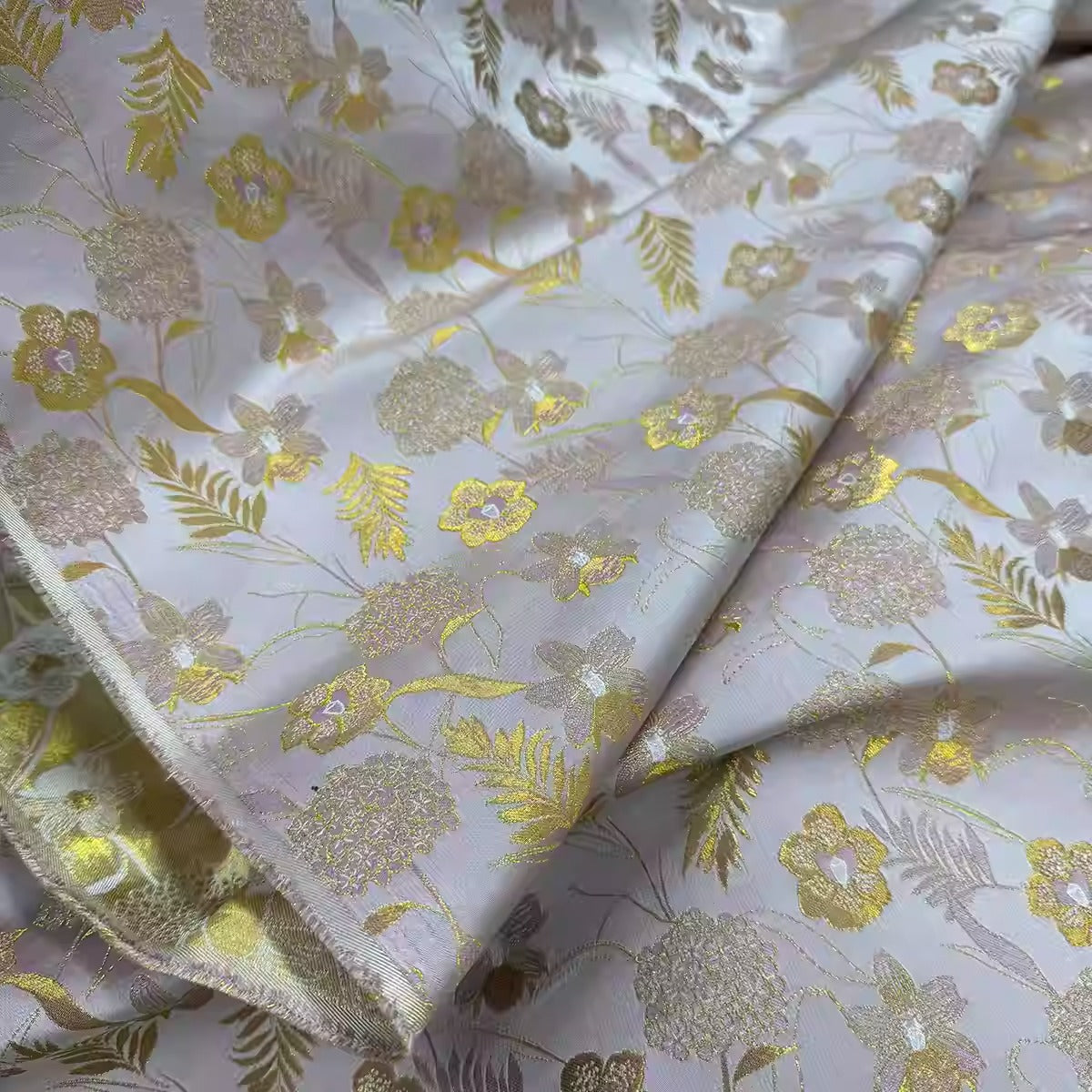 XYLDXSJ009 - Song Brocade 李德喜宋锦, 38 momme 140cm wide by the yard