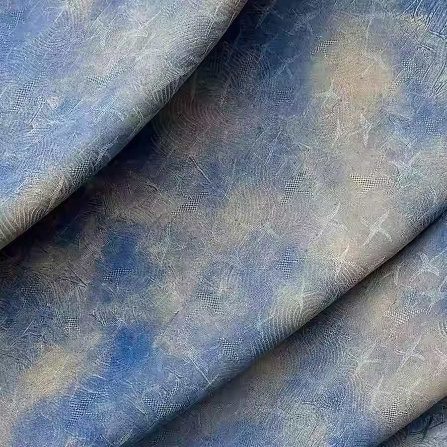 XYHYS 雁归沙纹- Jacquard HUALUO Hongyunsha silk fabric, 26 momme openwork texture, 110cm by the Yard