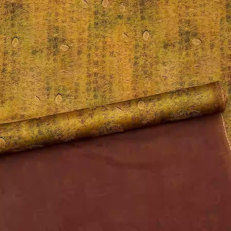 XYHYS 文字- Jacquard HUALUO Hongyunsha silk fabric, 25 momme openwork texthture, 110cm by e Yard