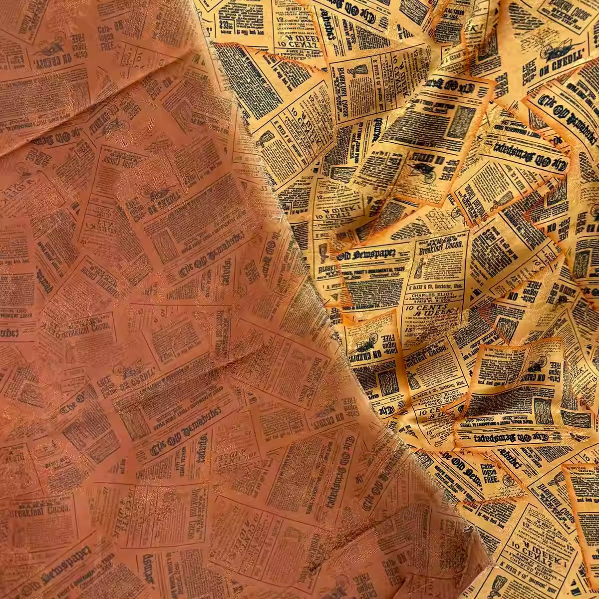 XYHYS美式复古- Jacquard HUALUO Hongyunsha silk fabric, 26 momme openwork texture, 110cm by the Yard