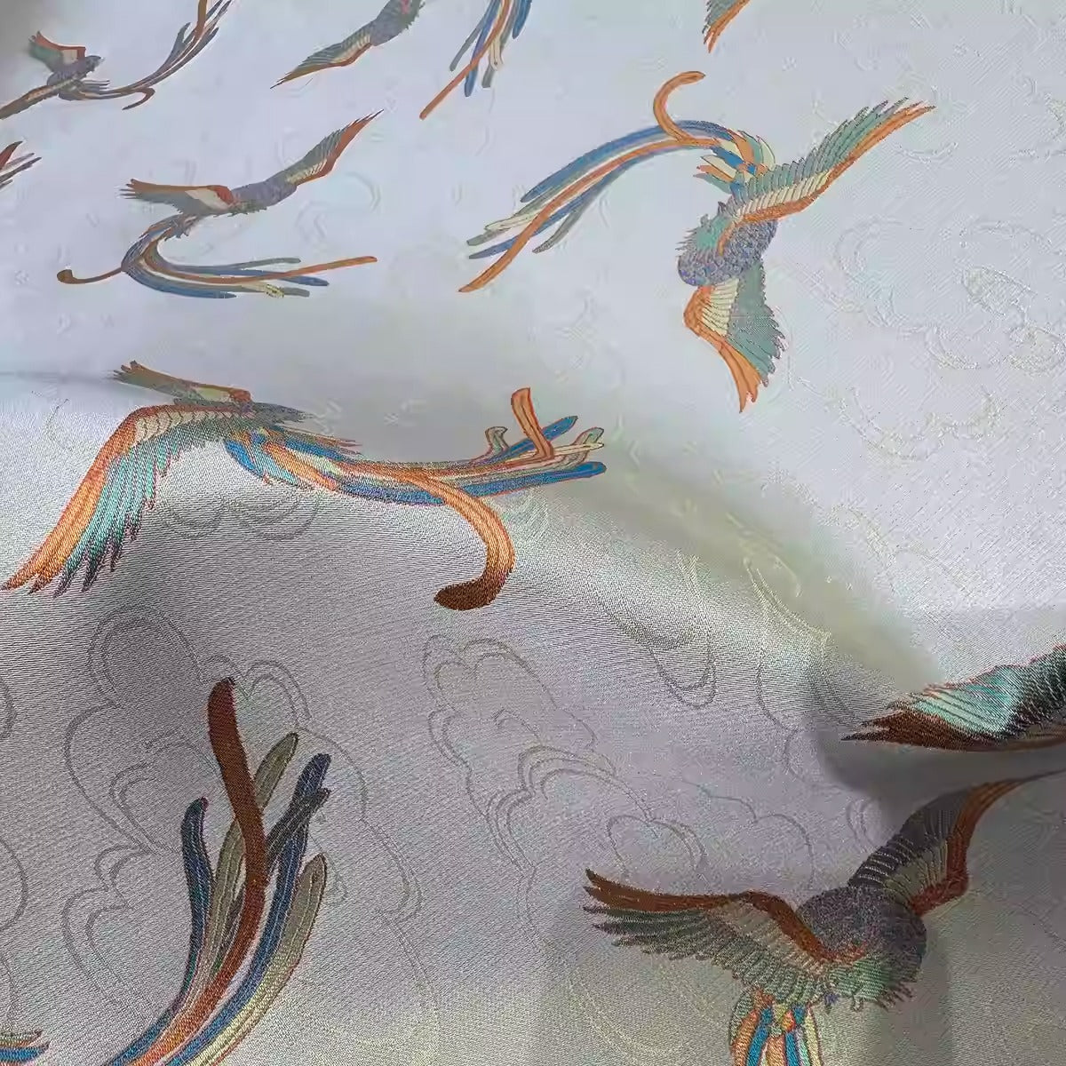 XYLDXSJ010 - Song Brocade 李德喜宋锦, 38 momme 140cm wide by the yard