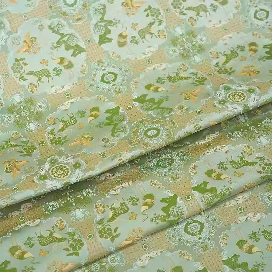 XYLDXSJ006 - Song Brocade 李德喜宋锦, 38 momme 140cm wide by the yard