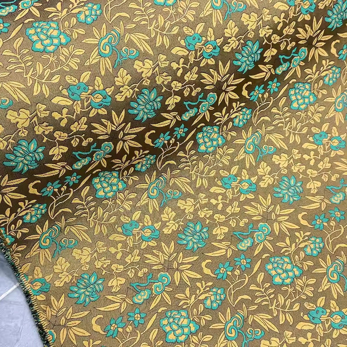 XYLDXSJ016 - Song Brocade 李德喜宋锦, 38 momme 70cm wide by the yard