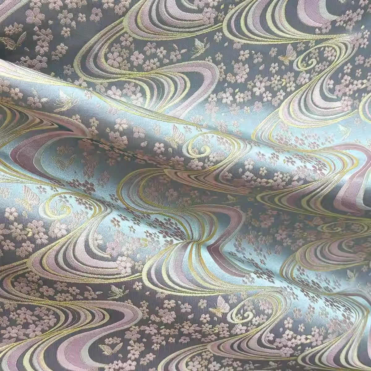 XYLDXSJ005 - Song Brocade 李德喜宋锦, 38 momme 140cm wide by the yard