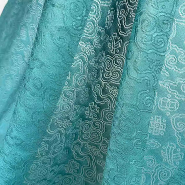 XYLN054 - Leno silk fabric, sheer and super light 100% silk,  15 momme 114cm wide by the yard