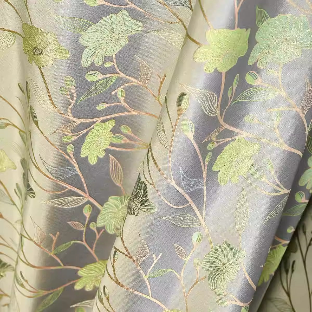 XYLDXSJ 初夏 - Gilt-Thread Song Brocade 织金宋锦, 38 momme 140cm wide by the yard